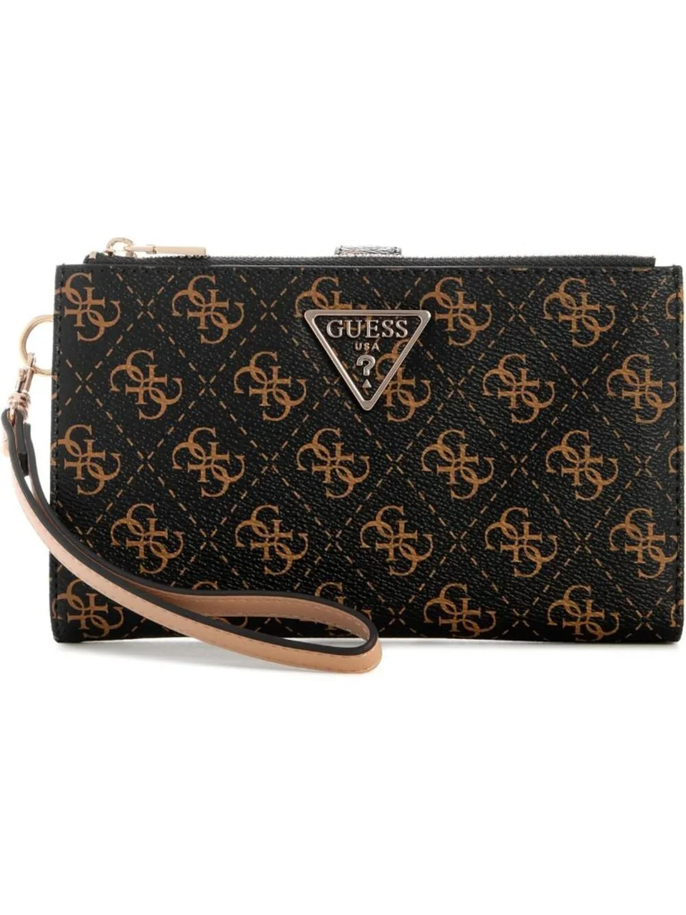 Stylish Double Zip Organizer Wallet - Compact, Functional & Chic Accessory